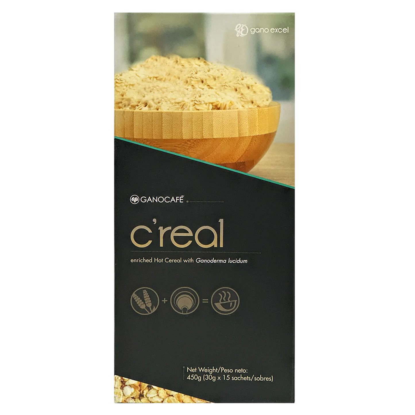 C'real Enriched Hot Cereal with Ganoderma Lucidum 450g