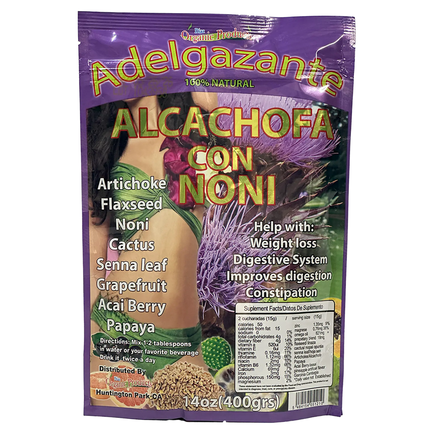 Alcachofa con Noni 400grs