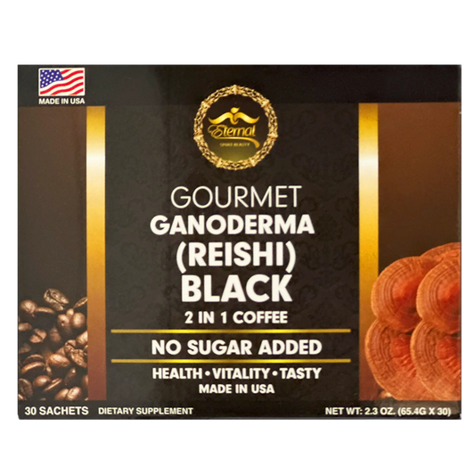 Gourmet Ganoderma (Reishi Black) Café 2 en 1 Negro