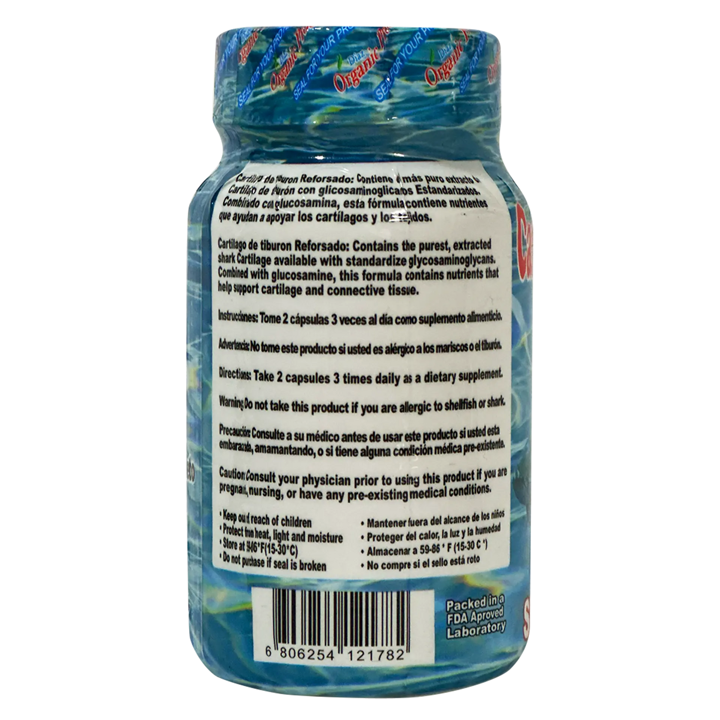 Cartilago de Tiburon Reforzado 500mg
