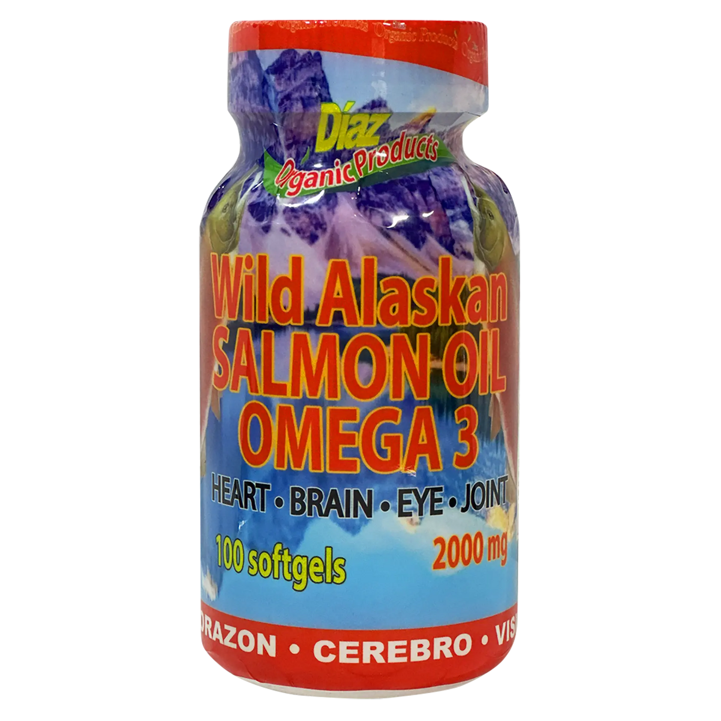 Wild Alaskan Salmon Oil with Omega 3 200mg