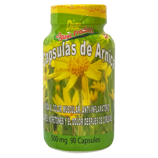 Capsulas de Arnica 500mg