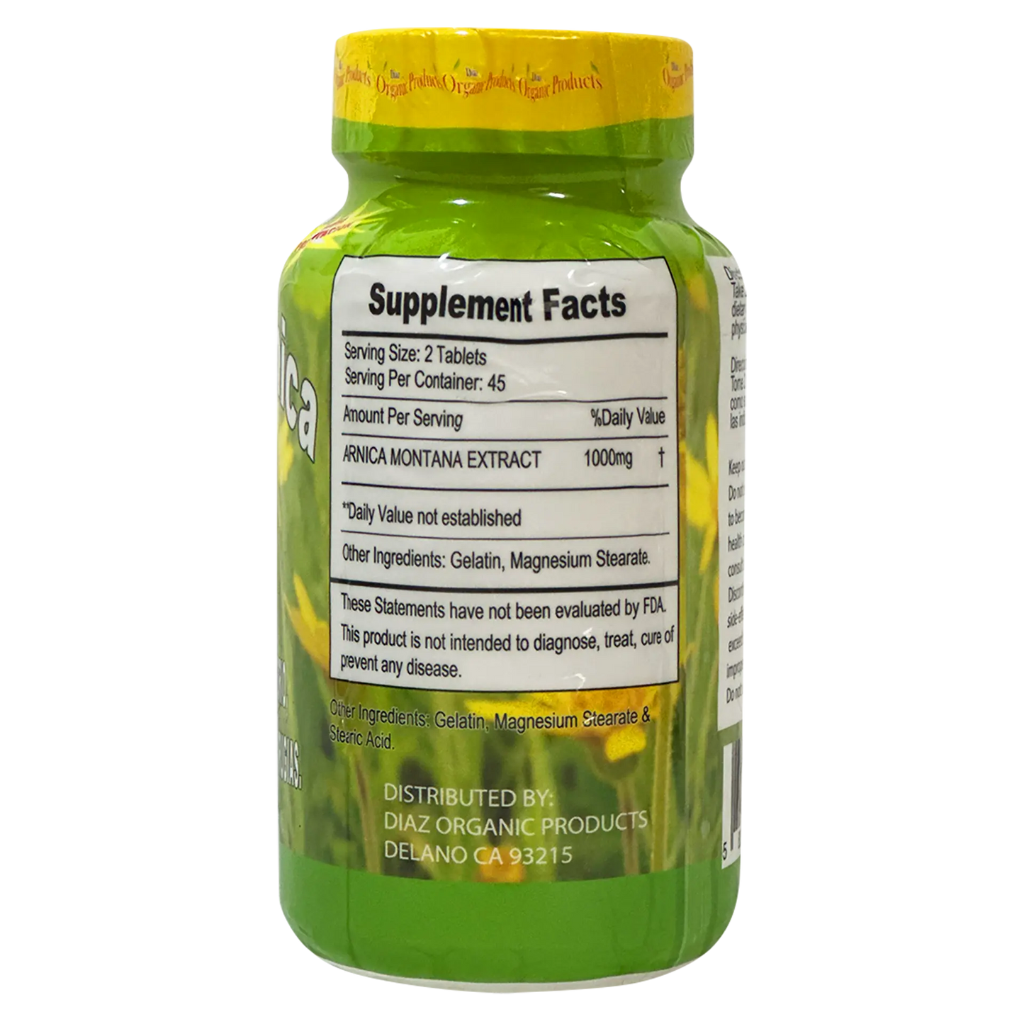 Capsulas de Arnica 500mg