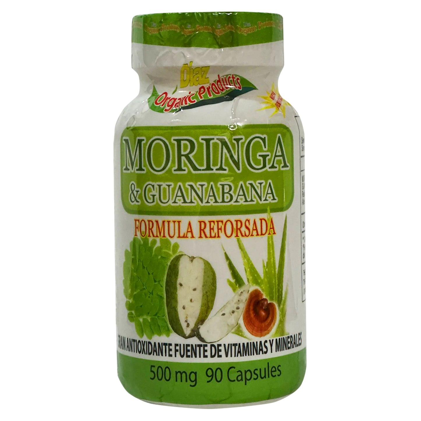 Moringa y Guanabana Formula Reforzada 500mg