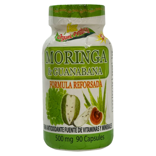 Moringa y Guanabana Formula Reforzada 500mg